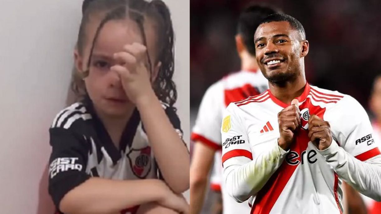 Torcedora do River Plate e Nicolás de La Cruz / Divulgação